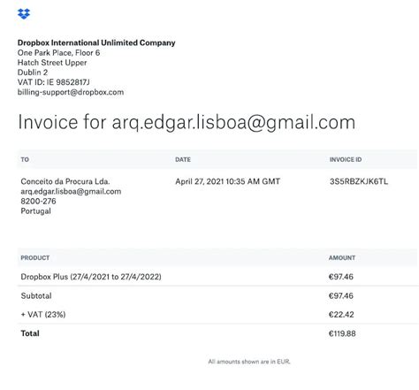 vat on dropbox|dropbox vat number.